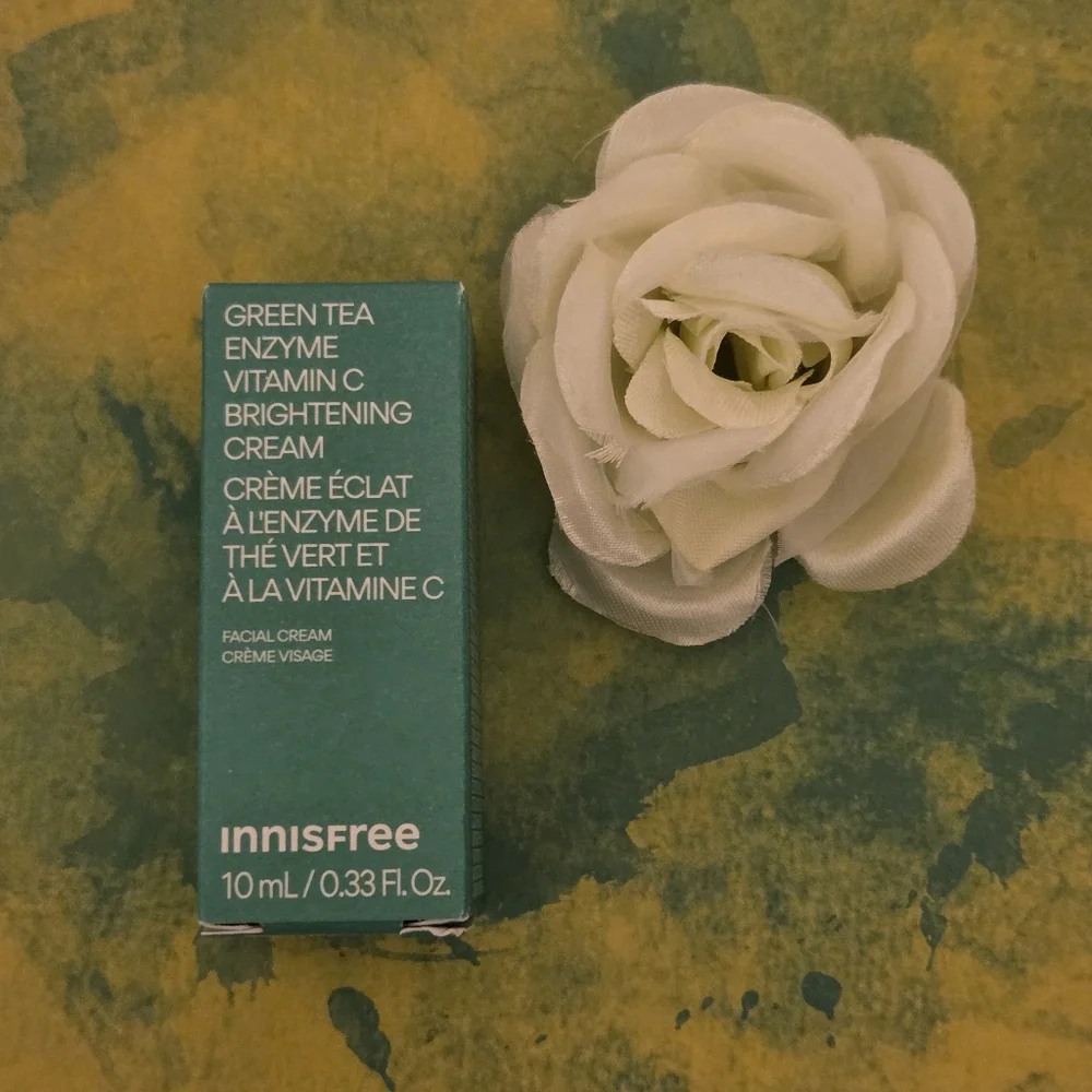 NWT InnIsFree Green Tea Enzyme Vitamin C Brightening Cream NWT